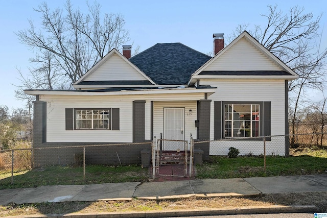 view of front of home