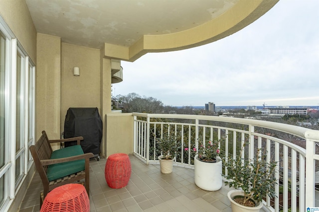 balcony with grilling area