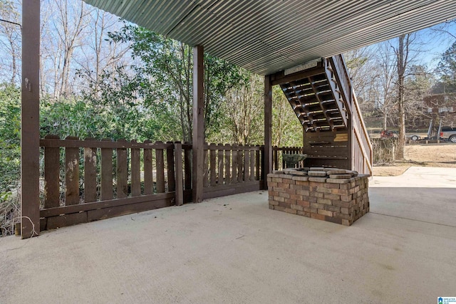 view of patio