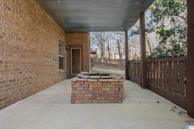 view of patio