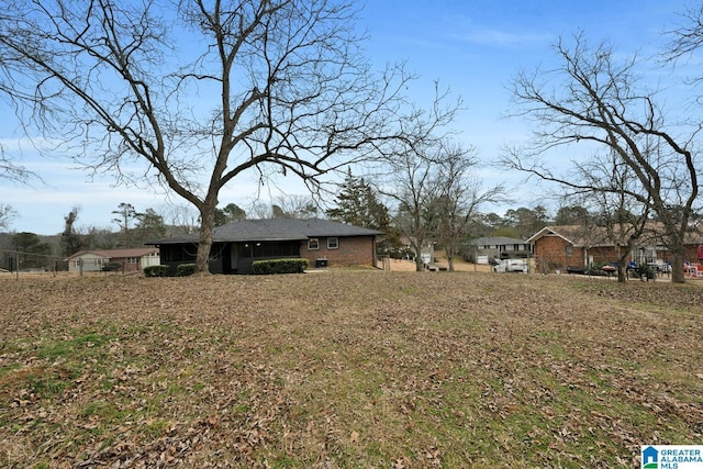 view of yard