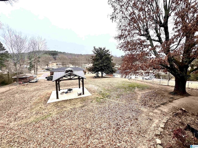 view of community featuring a gazebo