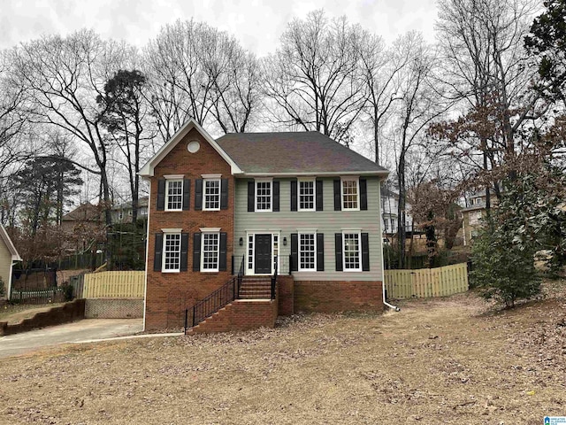 view of front of property