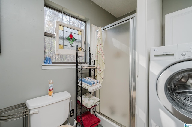 washroom featuring washer / clothes dryer