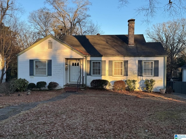 view of ranch-style home