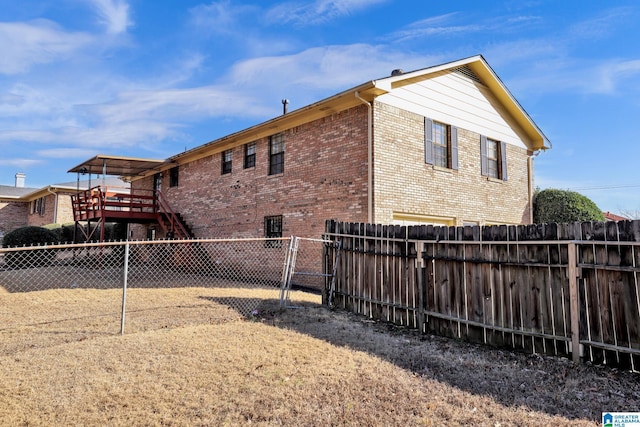 view of property exterior