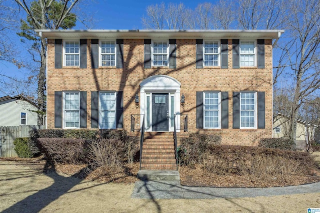 view of colonial inspired home