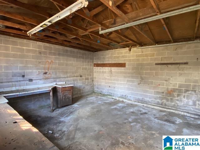 miscellaneous room with concrete floors