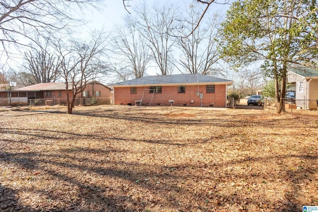 view of rear view of property