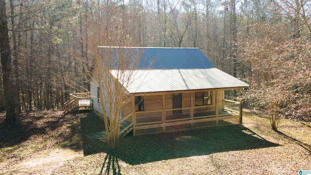 view of front of house with a porch