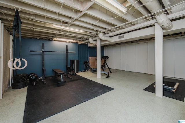 view of exercise room