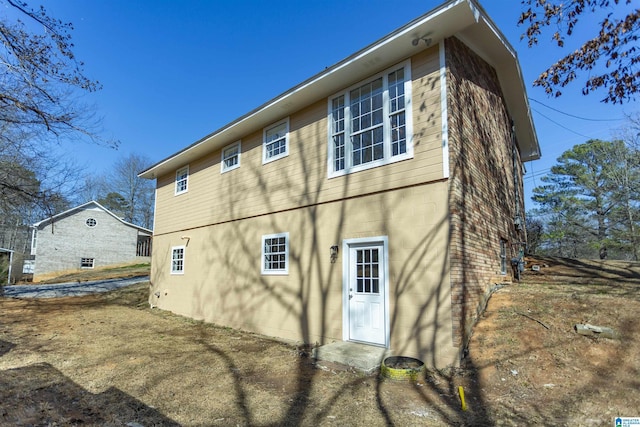 view of back of property