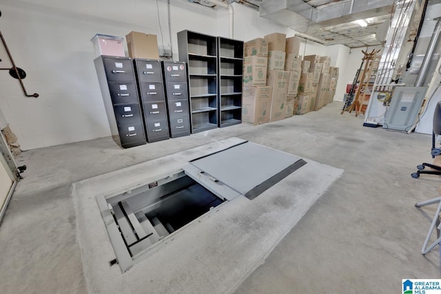 view of entry to storm shelter