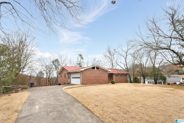 ranch-style house with a garage