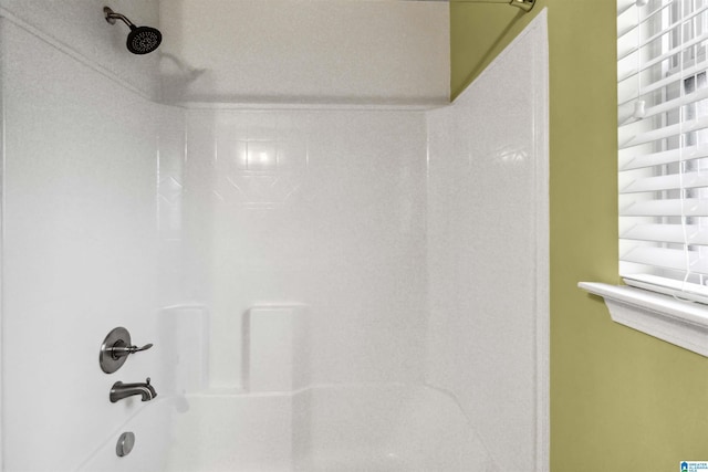 bathroom featuring bathtub / shower combination