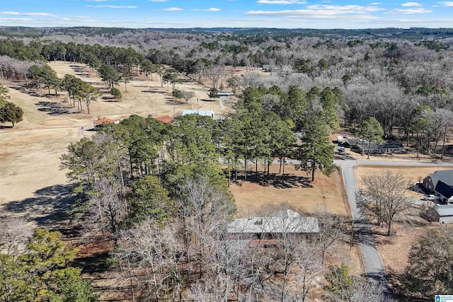 aerial view featuring a rural view