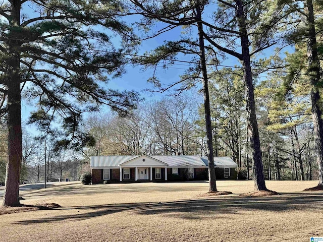 view of ranch-style home