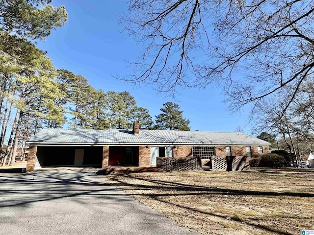 view of ranch-style house