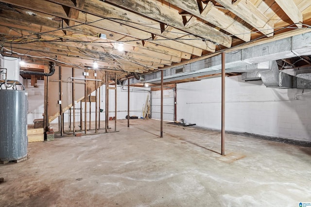 65 Wooley Rd, Brent, AL 35034 - unfinished below grade area featuring visible vents and water heater