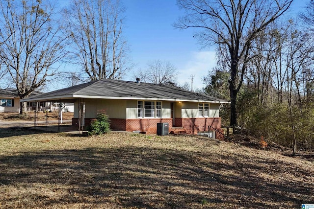 65 Wooley Rd, Brent, AL 35034 - exterior space featuring an attached carport and brick siding
