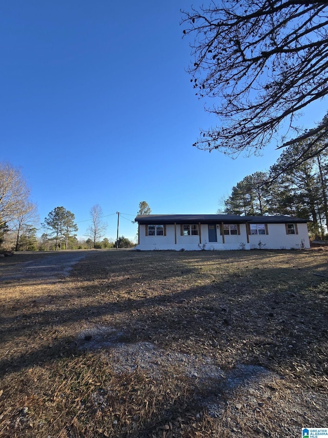 view of ranch-style home