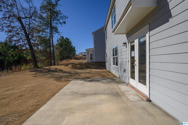 exterior space with a patio area