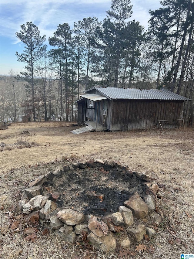 view of outdoor structure