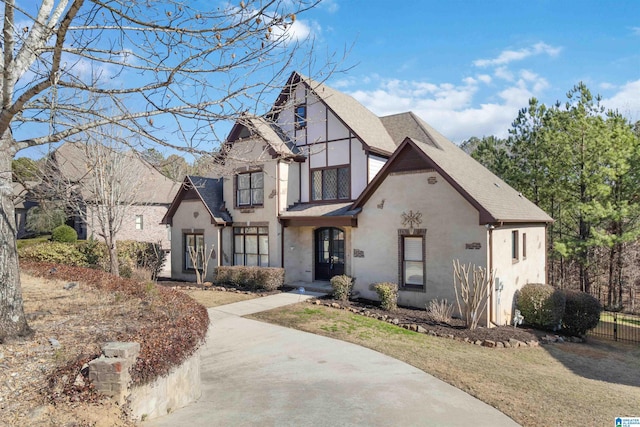 view of tudor house