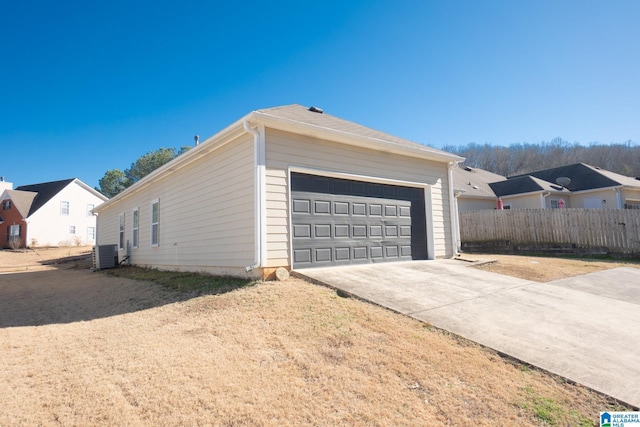 exterior space featuring cooling unit