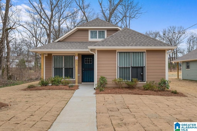 view of bungalow