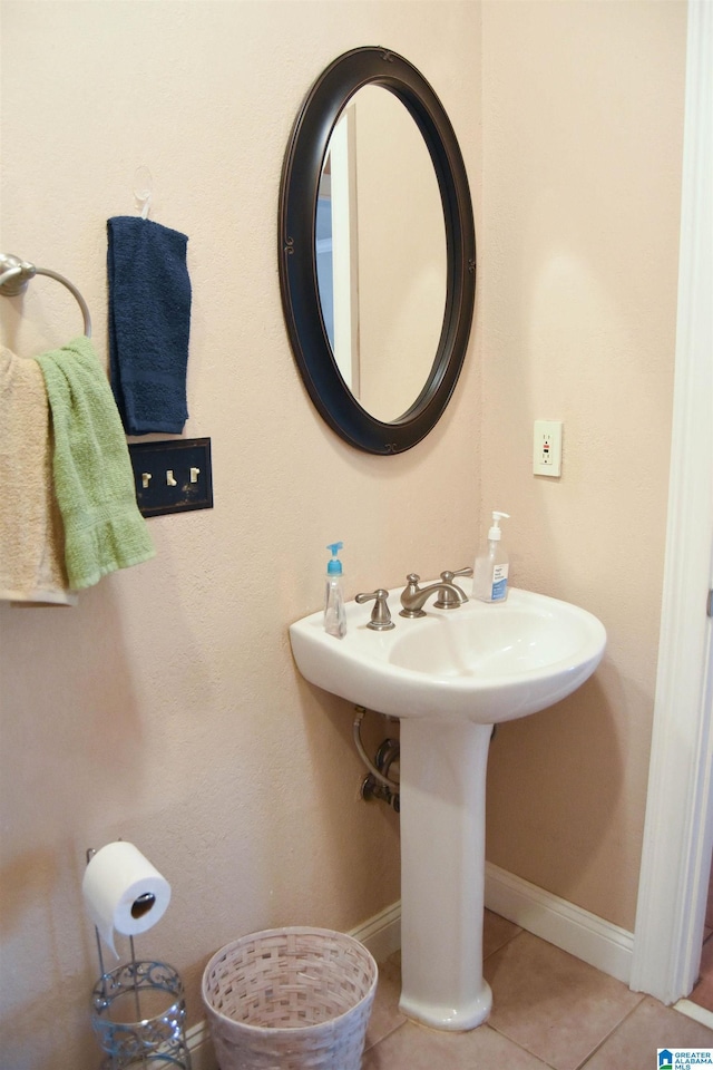 bathroom featuring tile patterned floors