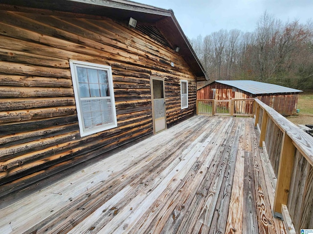 view of deck