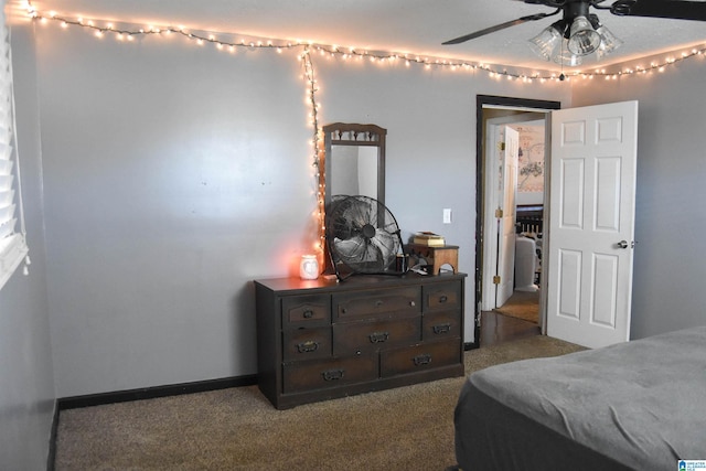 bedroom featuring carpet flooring