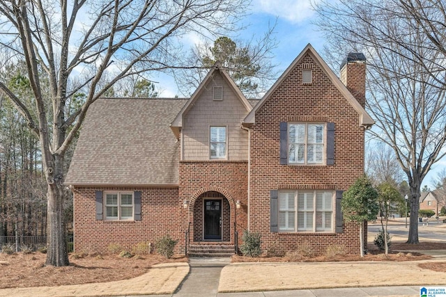 view of tudor house