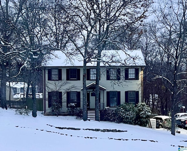 view of colonial house