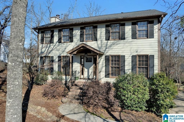 view of colonial house