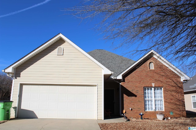 front facade featuring a garage