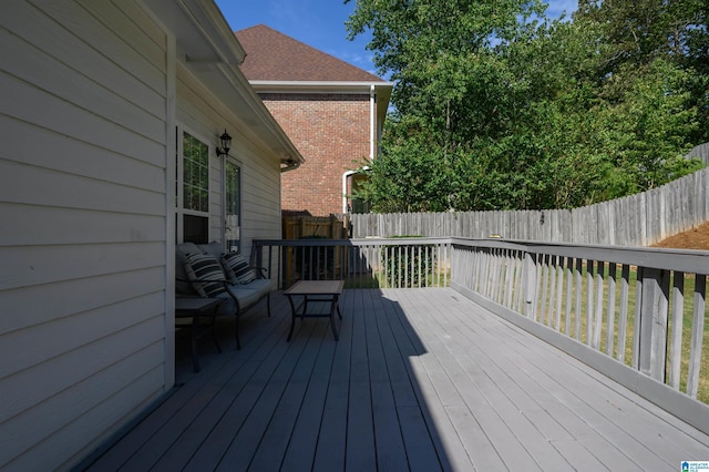 view of deck