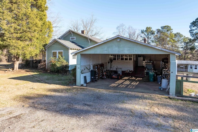 view of side of home