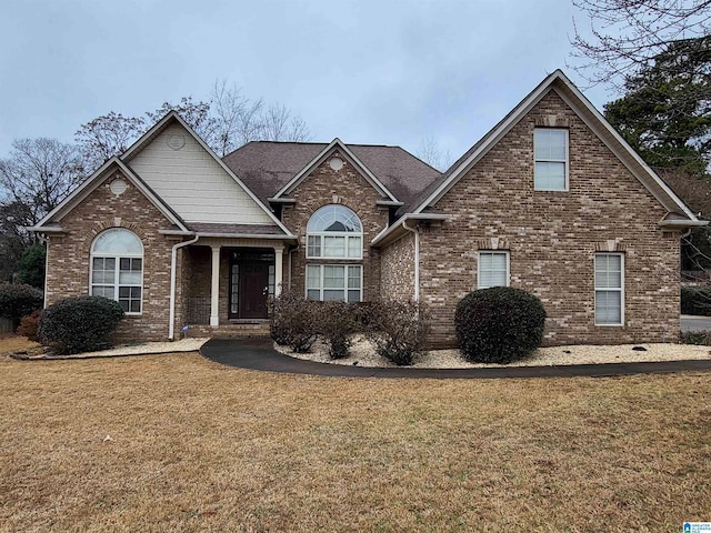 view of front property with a front yard