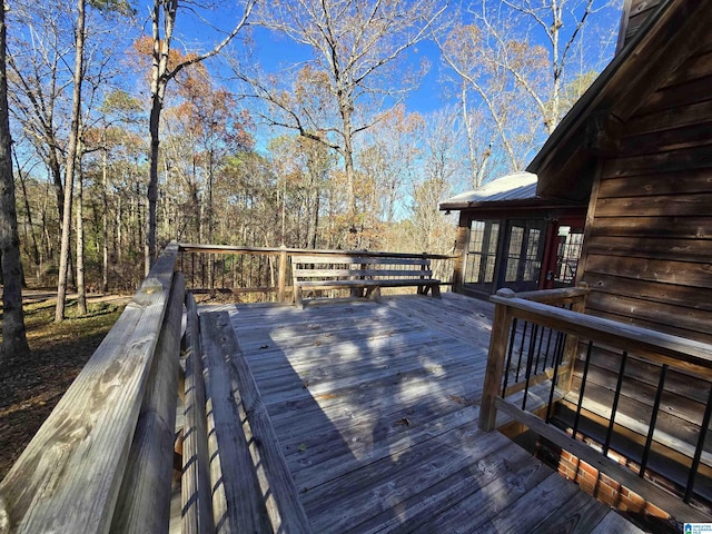 view of deck