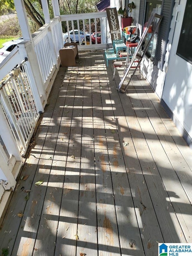 view of deck