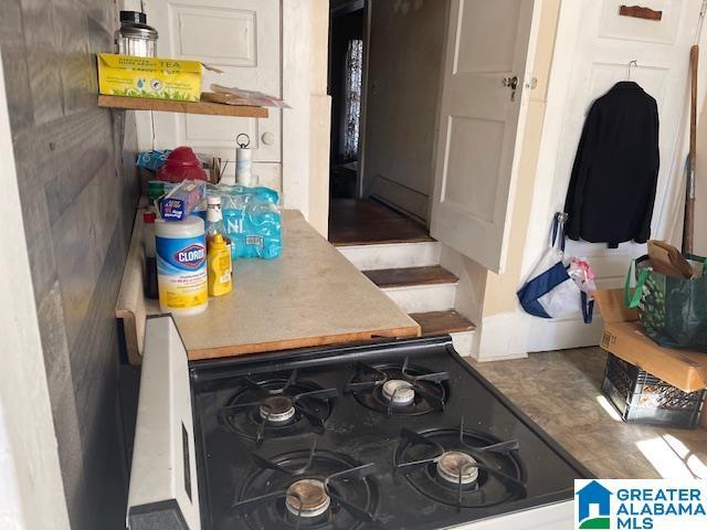 kitchen with stovetop