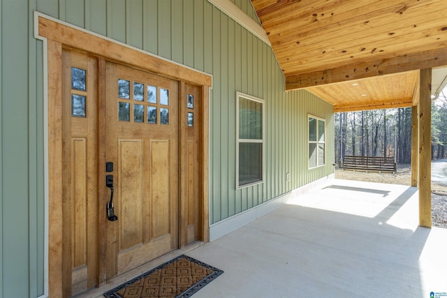 view of entrance to property