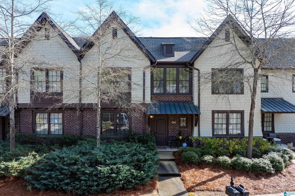 view of tudor home