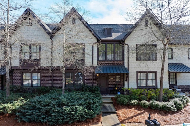 view of tudor home