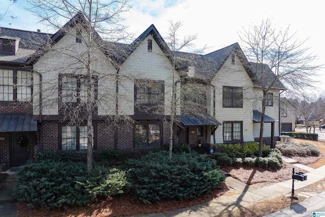 view of tudor home