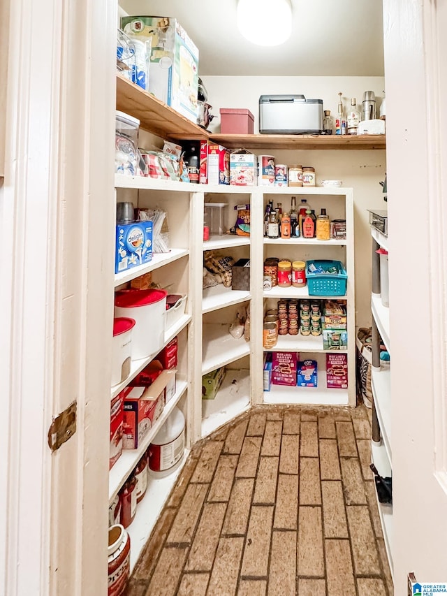 view of pantry