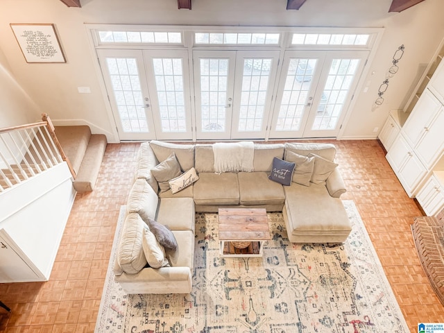 view of living room