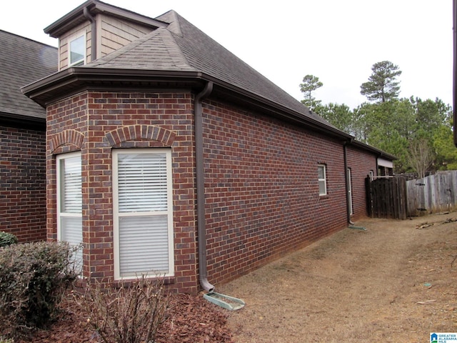 view of side of property